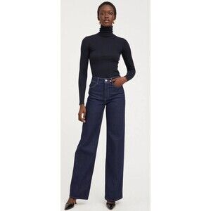 SPRWMN Womens Super Wide Leg Joan 26 Retail $395